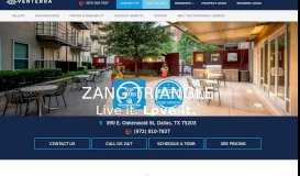 
							         Zang Triangle Apartments in Dallas | Venterra Living								  
							    