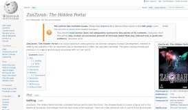 
							         ZanZarah: The Hidden Portal - Wikipedia								  
							    