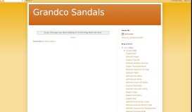 
							         Zappos Routing Request Portal - Grandco Sandals								  
							    