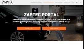 
							         ZAPTEC Portal – monitor all your EV charging stations – ZAPTEC								  
							    