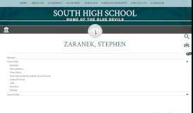 
							         Zaranek, Stephen / Team Statistics								  
							    