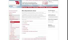 
							         ZE CM: SharePoint - tubIT - TU Berlin								  
							    