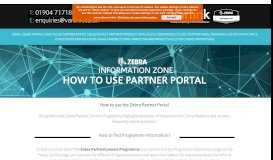 
							         Zebra Info Zone How to use the Portal - Varlink								  
							    