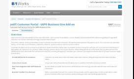 
							         zedIT Customer Self Service Portal SAP Business One Add-on ...								  
							    