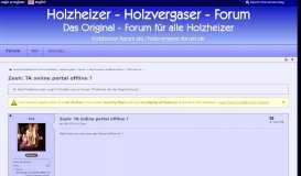 
							         Zeeh: TA online portal offline ? - UVR und Co - Gemeinschaftsforum ...								  
							    