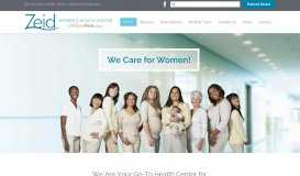 
							         Zeid's Women's Health Center								  
							    