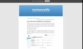 
							         Zen Internet cancellation - reviewmylife								  
							    
