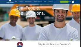 
							         Zenith American Solutions								  
							    