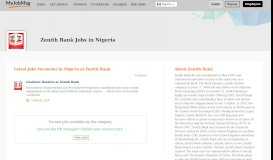 
							         Zenith Bank Jobs and Vacancies in Nigeria May 2019 | MyJobMag								  
							    