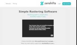 
							         Zenshifts | Australia's Simplest Rostering Software								  
							    