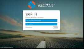 
							         Zephyr - Driver Portal								  
							    