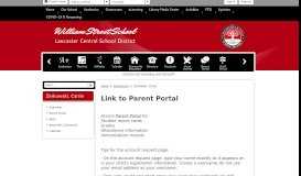
							         Zerkowski, Carrie / Parent Portal - Lancaster Central School District								  
							    
