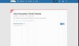 
							         Zero Punctuation: Portal 2 Review | N4G								  
							    