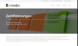 
							         Zertifizierungen | bitminder IT-Systemhaus & Dienstleister München								  
							    