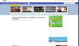 
							         Zewang Help How to register an Account Tutorial | Hyip								  
							    