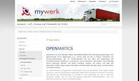 
							         ZF Openmatics - Mywerk								  
							    