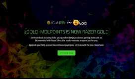 
							         zGOLD-MOLPOINTS IS NOW RAZER GOLD								  
							    