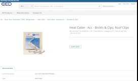 
							         ZH-C - Heat Cable - Acc - Brckts & Clps; Roof Clips - CED - Denver								  
							    