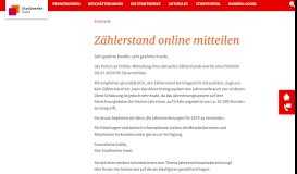 
							         Zählerstand online mitteilen | Stadtwerke Soest								  
							    