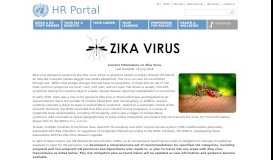 
							         Zika Virus | HR Portal								  
							    