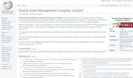 
							         Zimele Asset Management Company Limited - Wikipedia								  
							    