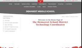 
							         Zimmerman, Victoria / Welcome - Demarest School District								  
							    