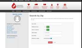 
							         Zip Code Search - Dayton - Donor Portal								  
							    