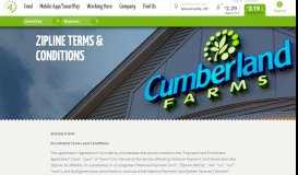 
							         ZipLine Terms & Conditions | SmartPay | Cumberland Farms								  
							    