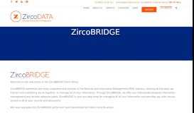 
							         ZircoBRIDGE Online Customer Portal - ZircoDATA								  
							    