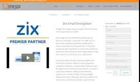 
							         Zix Email Encryption - Omega Technology Group								  
							    