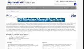
							         ZixPort | Secure Messaging Portal | SecureMailEncryption.com - Zix ...								  
							    