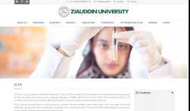 
							         ZLCS - Ziauddin University								  
							    