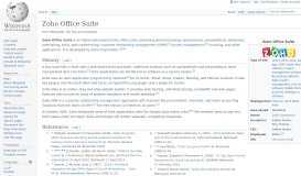 
							         Zoho Office Suite - Wikipedia								  
							    