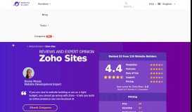 
							         Zoho Sites Review 2019 - Why It's Your Best Bet - Website Planet								  
							    