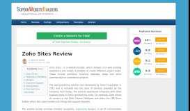 
							         Zoho Sites Review | Ease of Use, Pricing, Features, Designs								  
							    