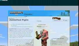
							         Zombie Pigman | Minecraft Wiki | FANDOM powered by Wikia								  
							    