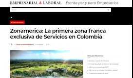 
							         Zonamerica: La primera zona franca exclusiva de Servicios en Colombia								  
							    