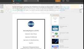 
							         ZONG Internship Report - SlideShare								  
							    