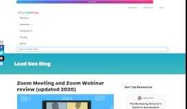 
							         Zoom Meeting Review: Best Tips on How to Do an Effective Call ...								  
							    