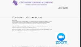 
							         Zoom Web Conferencing | ctlsfasu								  
							    