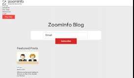 
							         ZoomInfo Blog | B2B Blog content for B2B sales professionals ...								  
							    