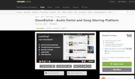 
							         ZoomPortal - Audio Portal and Song Sharing Platform by ZoomIt ...								  
							    