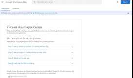 
							         Zscaler cloud application - G Suite Admin Help - Google Help								  
							    