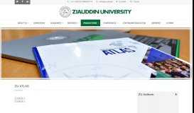 
							         ZU ATLAS - Ziauddin University								  
							    