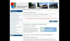 
							         Zugang ohne Registrierung | Gemeinde Lauben | Bürgerservice-Portal								  
							    