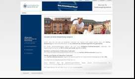 
							         Zulassungsstelle - Registrierung - Universität Mannheim								  
							    