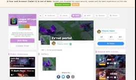 
							         Zz'rot portal | League Of Legends -- Official Amino								  
							    