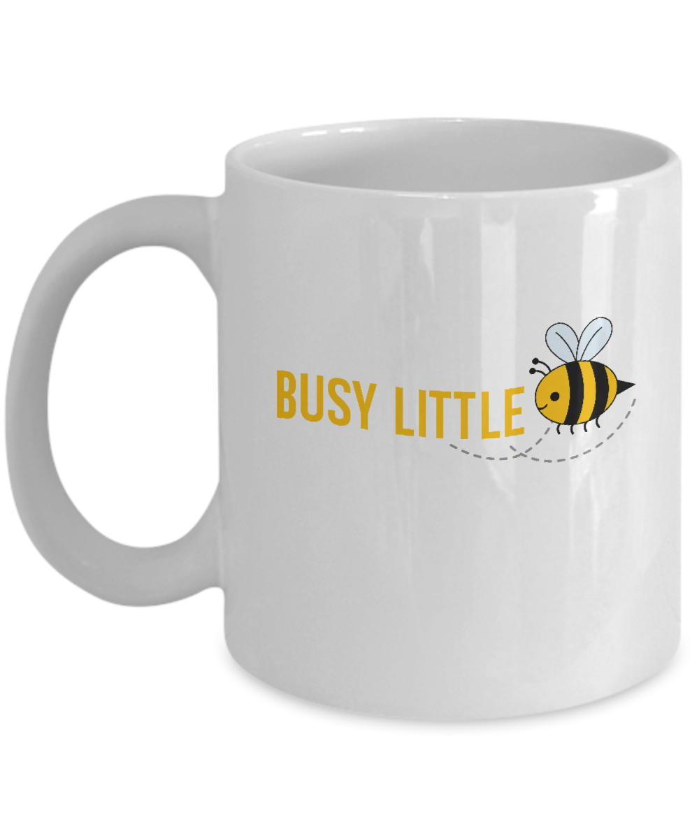 Busy Little Bee Beekeeper Workaholics Gifts Coffee Mug Merch=