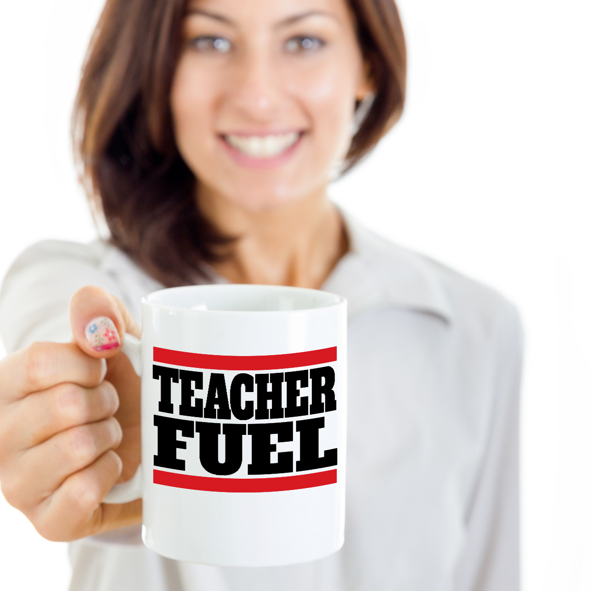 Best Funny School Teacher Fuel Coffee & Tea Gift Mug