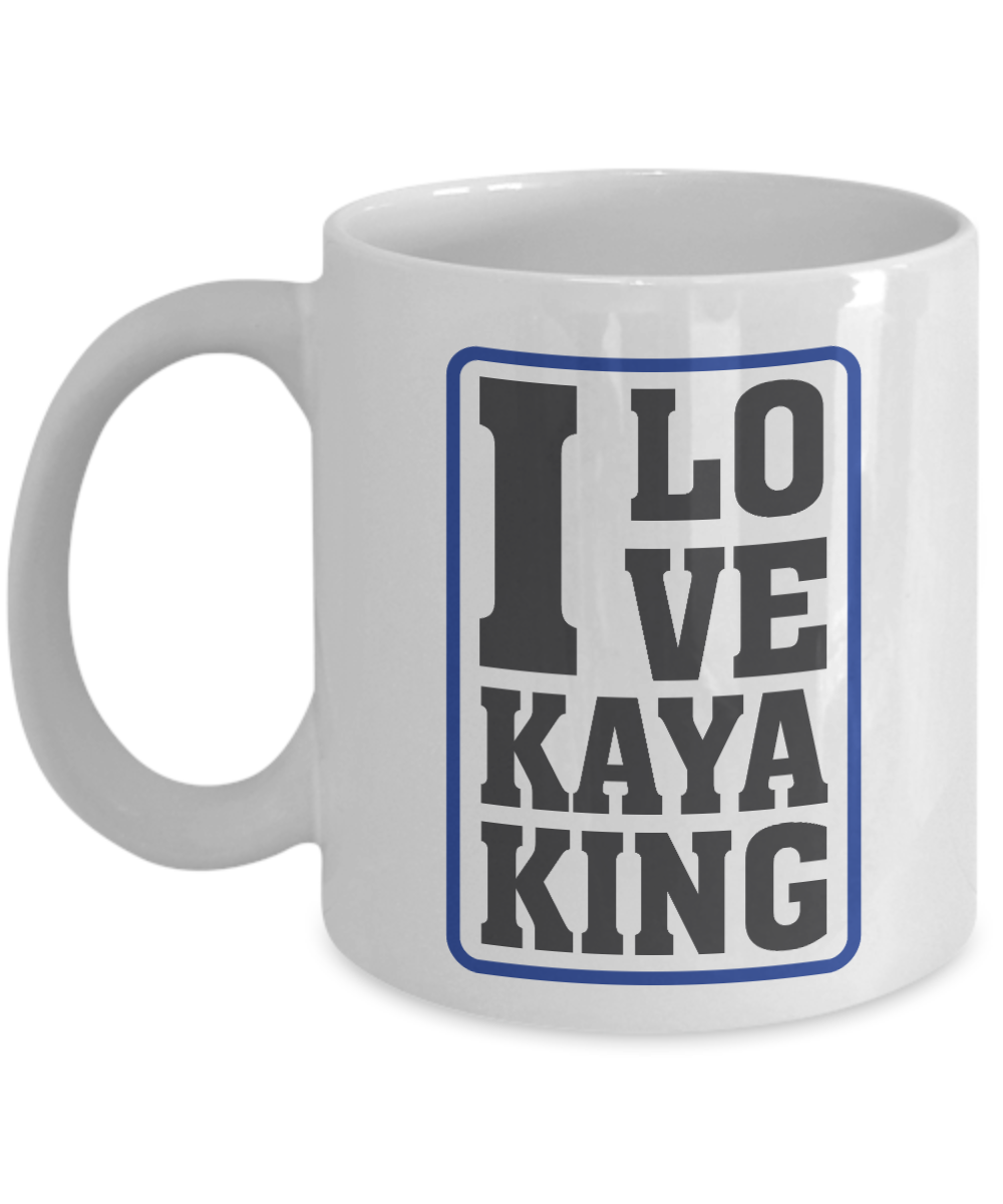 I Love Kayaking Coffee & Tea Gift Mug | eBay